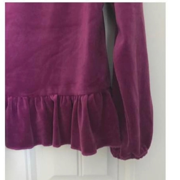Bright plum peplum top - Picture 2 of 2